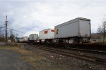 YRC 136115 and UP 309408 on Spine cars